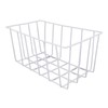 Freezer Storage Basket Refrigerator Divider Organizer Bin Metal Wire Separation