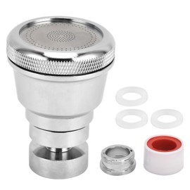 Kitchen Faucet Aerator Bubbler Copper High Pressure Faucet Sprayer Head with 3 Modes SettingXL1021