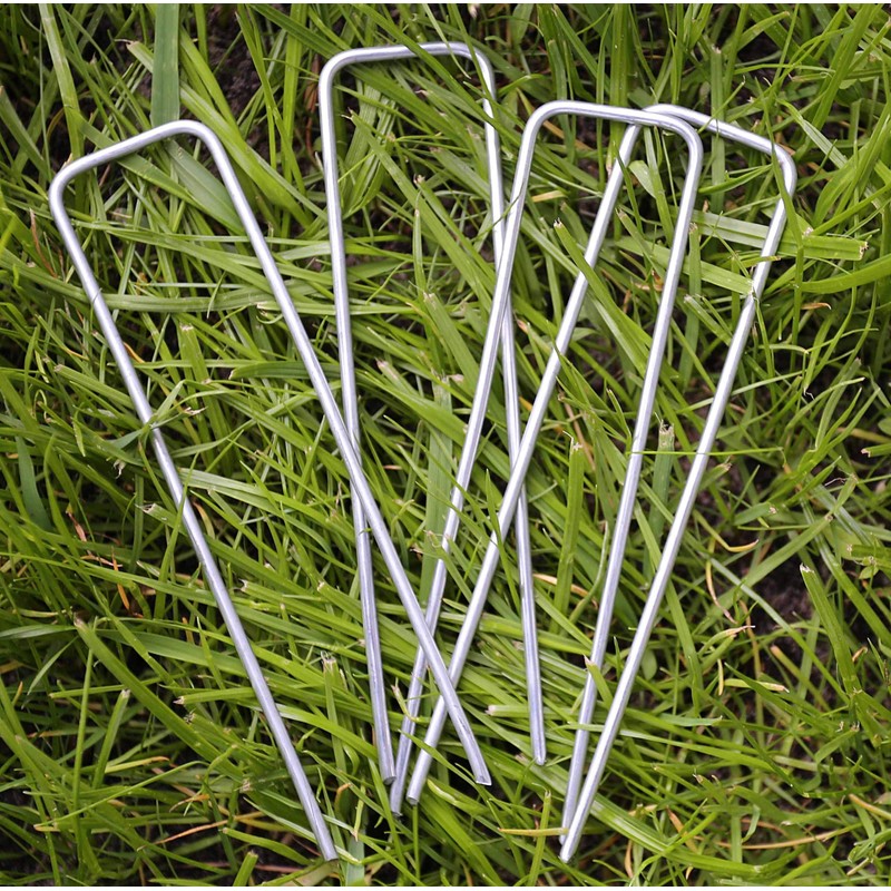 Garden Pegs High Quality Galvanised Steel 150 mm Long 35