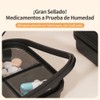 Richome Pastillero de Viaje Impermeable, Pastillero Semanal Portátil