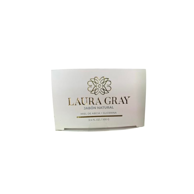 Laura Gray Jabón Natural con Miel de Abeja y Glicerina,