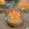 DINOWIN Tulip Lamp, Table Night Light DIY Kit, 13 Pcs,