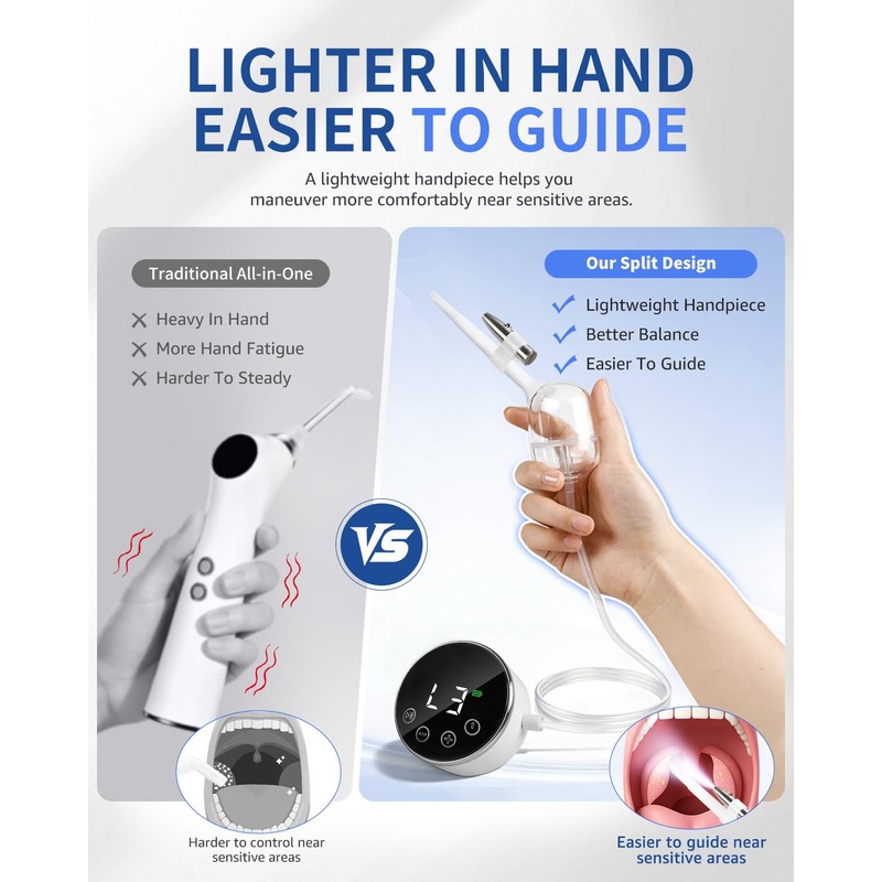 Tonsil Stone Remover, Electric Tonsil Stone Vacuum Removal Kit with