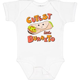 inktastic Cutest Little Burrito Baby Bodysuit Newborn 0020 White 294c3
