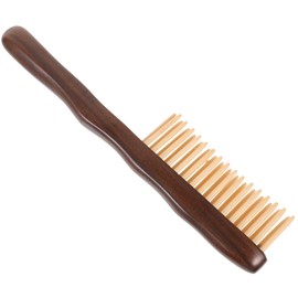 IWOWHERO 1PC Durable Wooden Hair Comb Portable Sandalwood Comb with Double Row Teeth for Gentle Scalp Massage for Women and Skin Friendly Tangle Design