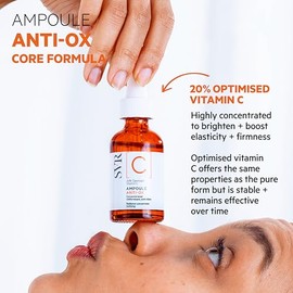 SVR Ampoule Anti-Ox Sérum Facial Iluminador Antioxidante | 20% Vitamina C Optimizada | Ayuda a Corregir Arrugas, Unificar el Tono e Iluminar la Piel |