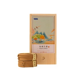 AEIUER Natural Aisan Coils Incense,40 Pieces Fine Quality Insence for Purification, Relaxation, Positivity, Yoga, Meditation -Agarwood Insense