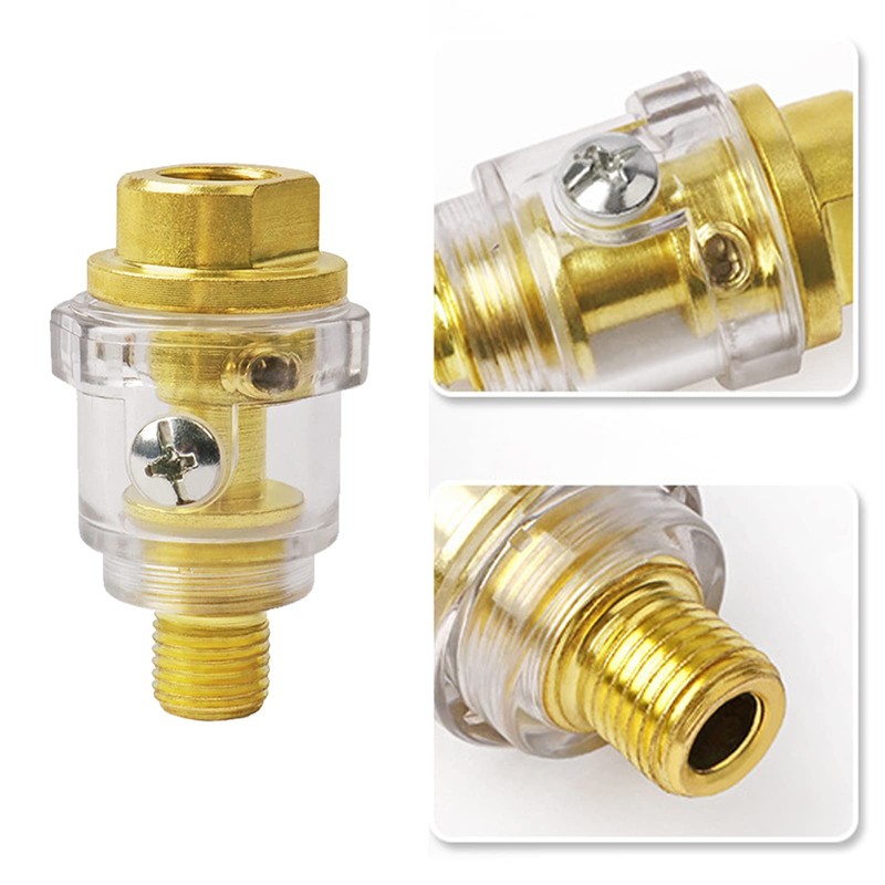 ZeroNine Mini Oil Lubricator Compressed Air Oiler 1/4 Inch 4