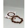 Tiger Eye Bracelet 8mm Raw Handmade Natural Stone for Courage