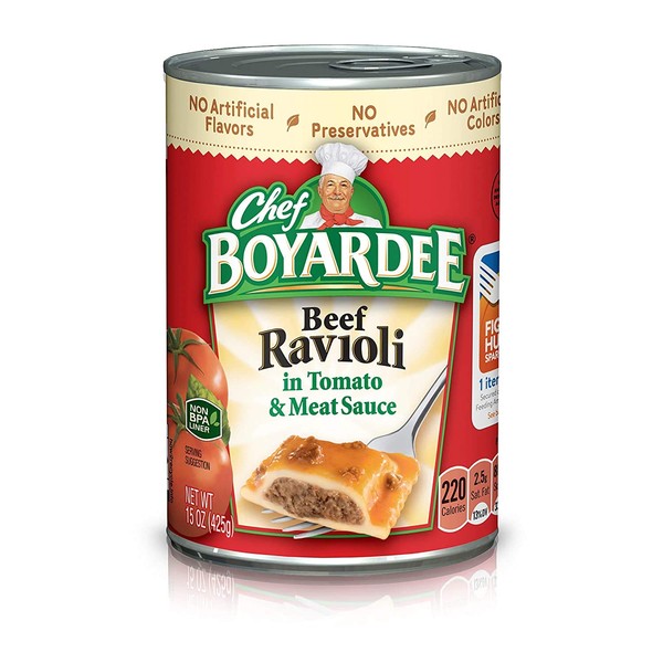 Chef Boyardee Beef Ravioli (Pack of 4)
