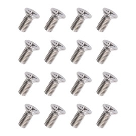 syihah 16 Tornillos de Rotor de Disco de Freno de Acero Inoxidable 93600-06014-0H, Tornillos de retención para Kit Delantero y Trasero para reemplazo de Coche Honda