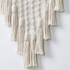AIMALL Handmade Macrame Wall Hanging, Boho Triangle Dreamcatcher Tapestry, Cotton