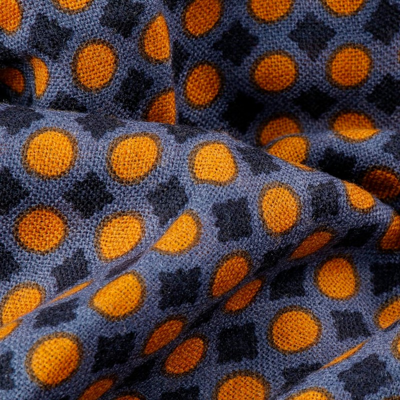 Stetson Allover Dots Scarf Polka Dot Wool Scarf Warm Men's