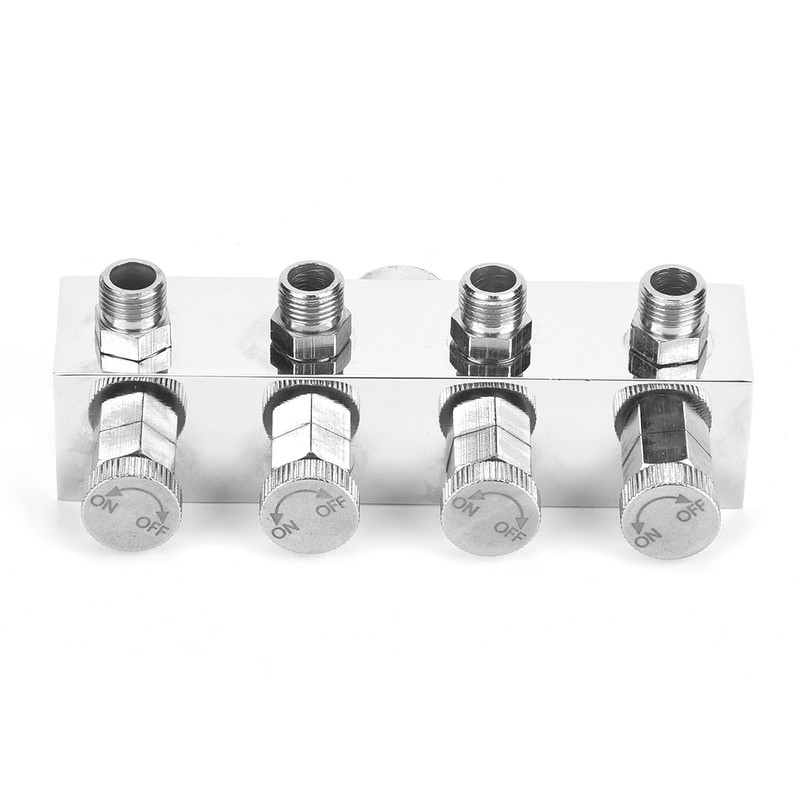 Multi function Adjustable Aluminium Air Hose Splitter Airbrush Adapter Fitting