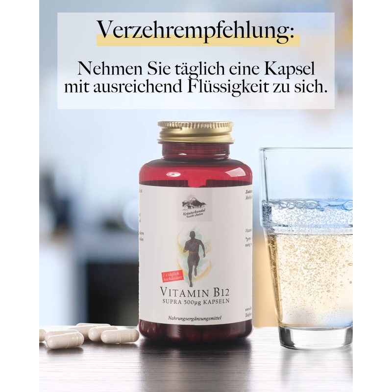KRÄUTERHANDEL SANKT ANTON - Vitamin B12-500 mcg Vitamin B12 -