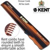 Kent R18T Handmade All Fine Tooth Pocket Comb for Men,