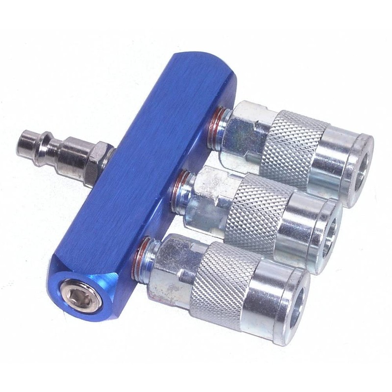 Canadian Tool and Supply Air Manifold 3-Way Line Splitter 1/4-inch