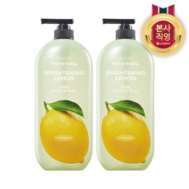 LG Household & Health Care On the Body The Natural Body Wash Lemon Scent 900g x 2EA