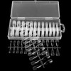 Fingooo Nail Tips, Clear, 240 Pieces, Long, Ultra Thin, Clear,