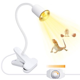 Generic Reptile Heat Lamp, UVA UVB Reptile Light with 40cm Metal Tube, 360° Rotatable and Dimmable Switch Turtle Basking Light, Turtle Tank Light for Turtle Lizard Snake and Plants