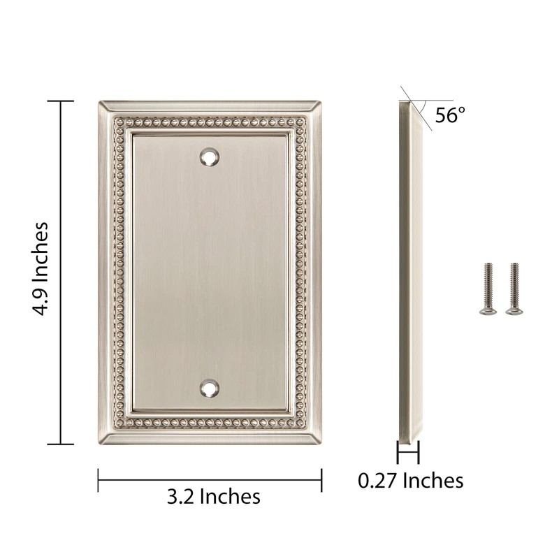 Henne Bery Sunken Pearls Heavy Duty Decorative Wall Plate Switch
