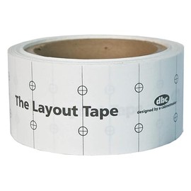 Fast Cap, LAYOUTTAPE, Layout Tape Measure, 2 In x 60 ft