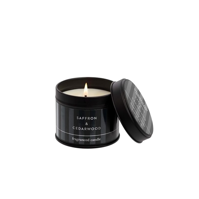 Modern Classics Duftkerze in Dose, Safran und Zedernholz