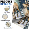 Dyrenson Winter Deer Decorative Garden Flag, Let It Snow Elk