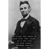 ABRAHAM LINCOLN inspirational poster QUOTE 24X36 B/W pic PRESIDENT historic