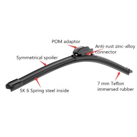 OEM Premium OEM Windshield Wiper Blades 22" & 22" set for 09-18 Ram Series Trucks