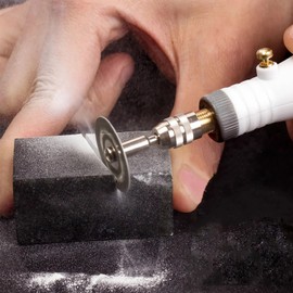 20 pcs Diamond Cutting Wheel Cut Off Discs Coated(22mm) with 4pcs 3mm Mandrel and Screwdriver for Dremel Rotary Tool