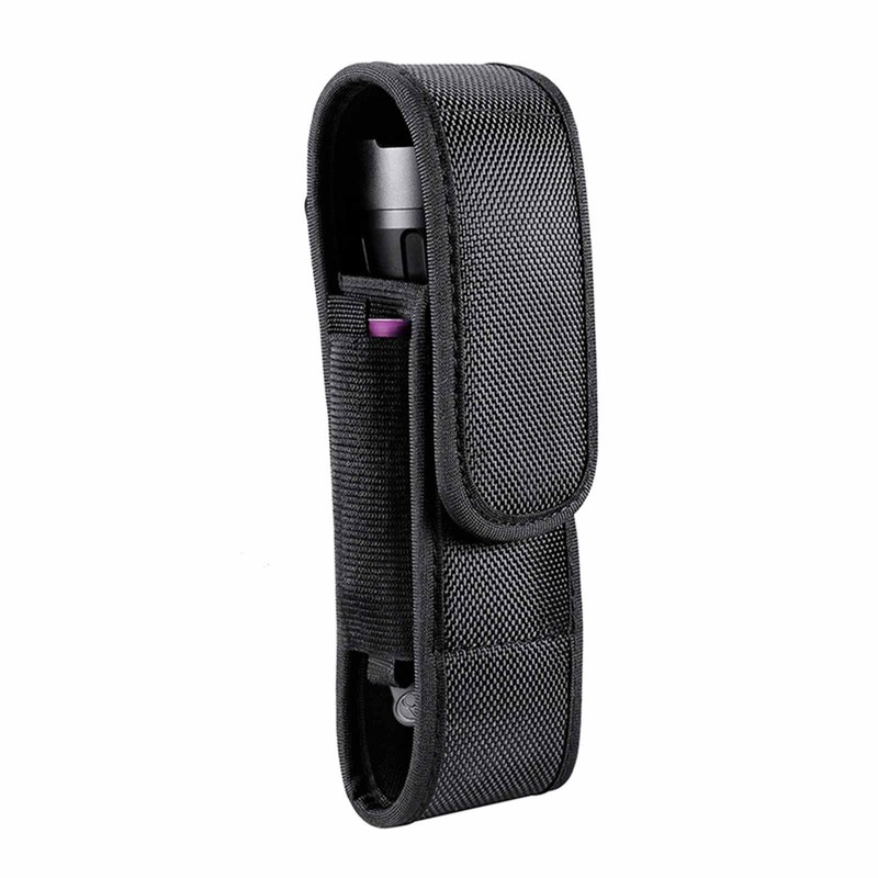 Flashlight Holster, Torch Cover Holder, Nylon Belt Torch Pouch Holder