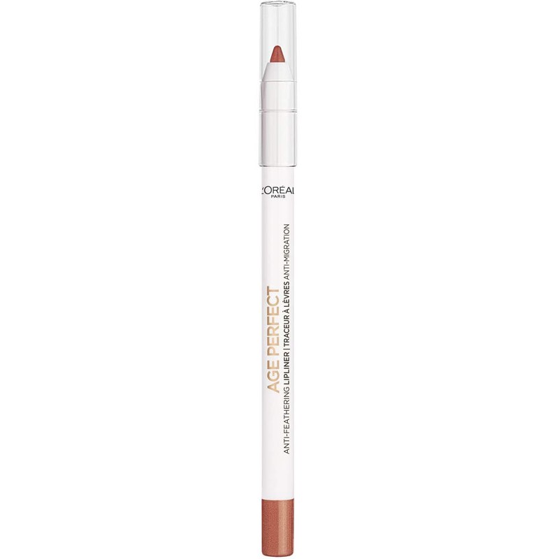 L'Oreal Paris Age Perfect Anti-Feathering Lip Liner, Bright Mocha
