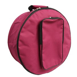 Tambourine Bag/Snare Drum Bag/Drum Bag with Shoulder Strap/Tambourine Storage Case/Percussion Instruments Accessories (red)