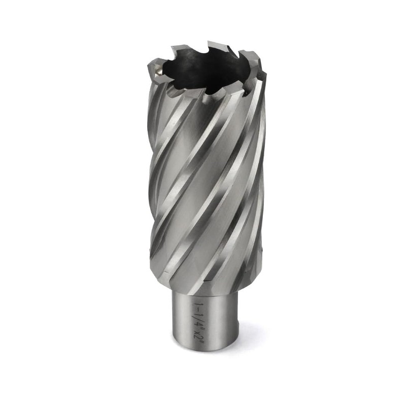 JESTUOUS Annular Cutter 3/4 Inch Weldon Shank 1-1/4 Cutting Diameter