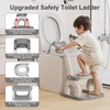 Potty Training Seat with Step Stool Ladder, Upgraded 2-in-1 Toddler