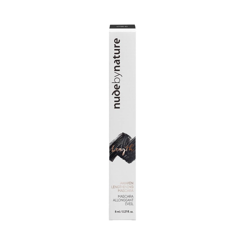 Nude By Nature Awaken Lengthening Mascara, 01 Black 8ml
