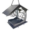 Bird Feeder for Garden - House-Shaped Bird Feeder Squirrel Proof