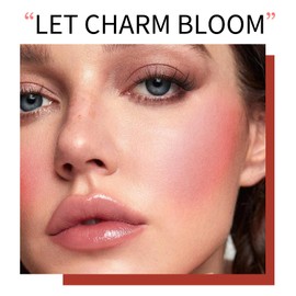 Liquid Blush Cream Face Blush - Soft Velvet Silk Texture, Long-lasing, Buildable and Blendable, Moisturizing Face Liquid Blush Stick for Cheek (03#, 37g)