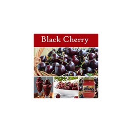 The Candle Cottage MJ108 Mason Jar Candle, 15 Oz (Black Cherry)