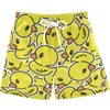visesunny Summer Boy's Beach Shorts Duck Rubber Ducky Cartoon Quick