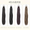 MISS FANCY Wig, Ponytail, Straight Long, 17.7 inches (45 cm),