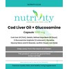 Cod Liver Oil + Gluco 1000mg Capsules Nutrivity UK for