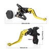 LKV Motorcycle Brake Clutch Pump Lever Set - 7/8" (22mm)