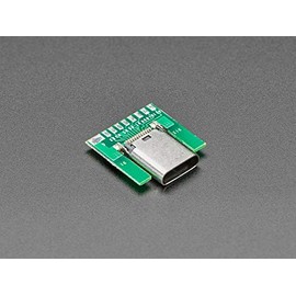 Adafruit 4396 USB Type C Socket - SMT Inline Breakout Board