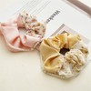 [SEISEI] Japanese Style Scrunchie Simple Women's Girls Hair Elastic Black