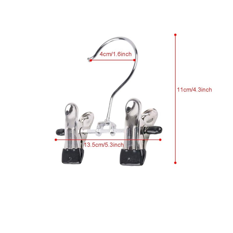 SUNTRADE Double Adjustable Clips Boots Hangers,Space Saving Boots Socks Bags