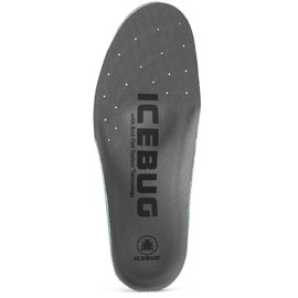 Icebug Comfort Insoles with Dynamic Arch Support, Charcoal Medium Arch, M 12