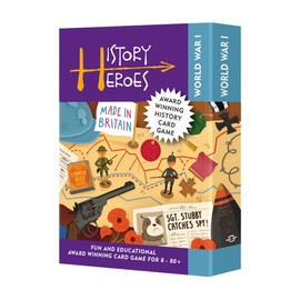 History Heroes: WORLD WAR I - History Quiz Card Game for Kids, Adults, Game Night - Family Friendly Game About World War I - Educational Conversation Game