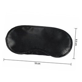 Baluue 15pcs Smug Reusable Covers Night Padded Eye Mask Blindfold Black